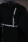 BORIS BIDJAN Saberi sweater aW22 KN7.1 VAR1 black